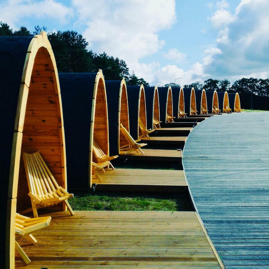 Luxury Camping Pod Zarasai Esterno foto